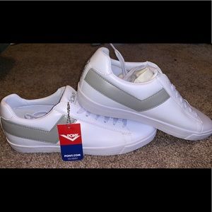 Pony brand white sneakers